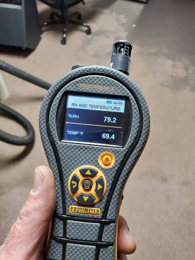 Moisture meter humidity assessment for Fire & Smoke Damage Restoration in New Britain